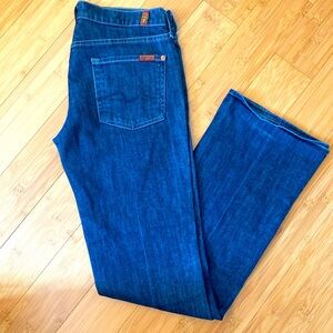 7 For all mankind dark blue jeans
